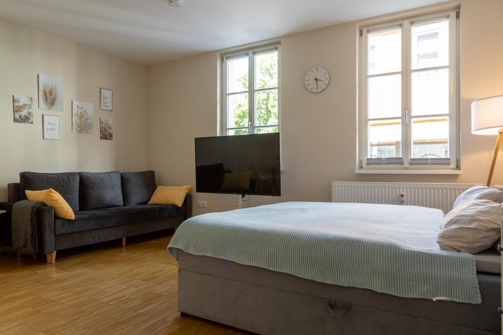 Ein Gemuetliches Studio Mit Netflix Im Zentrum Bahnhofsnaehe Coburg Dış mekan fotoğraf